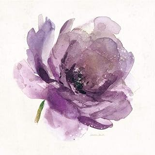 Terilizi Fiori Ad Acquerelli Astratti Wall Art Dipinto A Mano Peonia E Rosa Stampa Poster su Tela per Soggiorno Decorazioni per La Casa Regalo Amante C-40X40Cm Senza Cornice