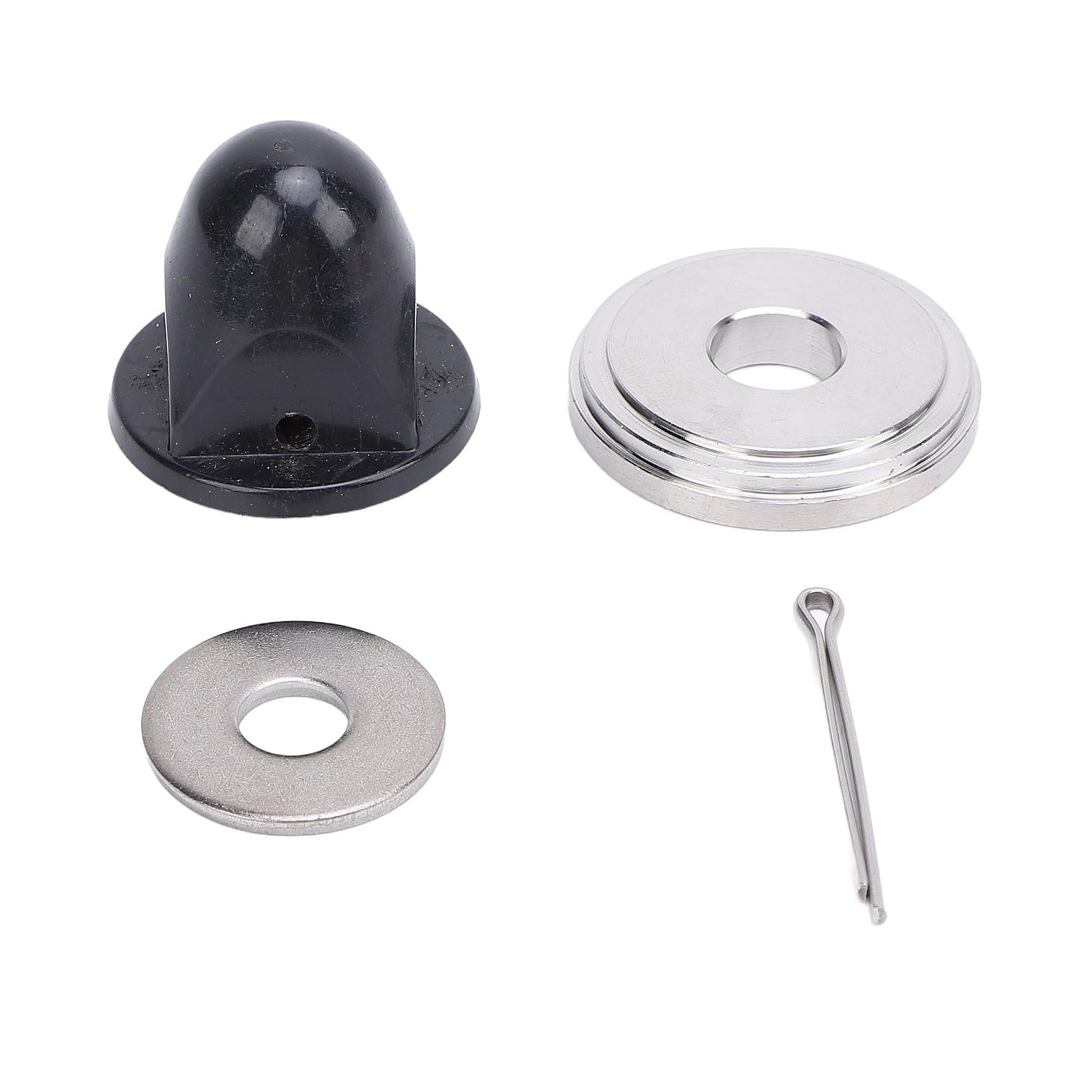 Boat Motor Propeller Nut, Part Number 6L5 45616 00, Designed for 4 to Engines, Set with Propeller Nut, Bushing, and Fittings, Easy to Install,