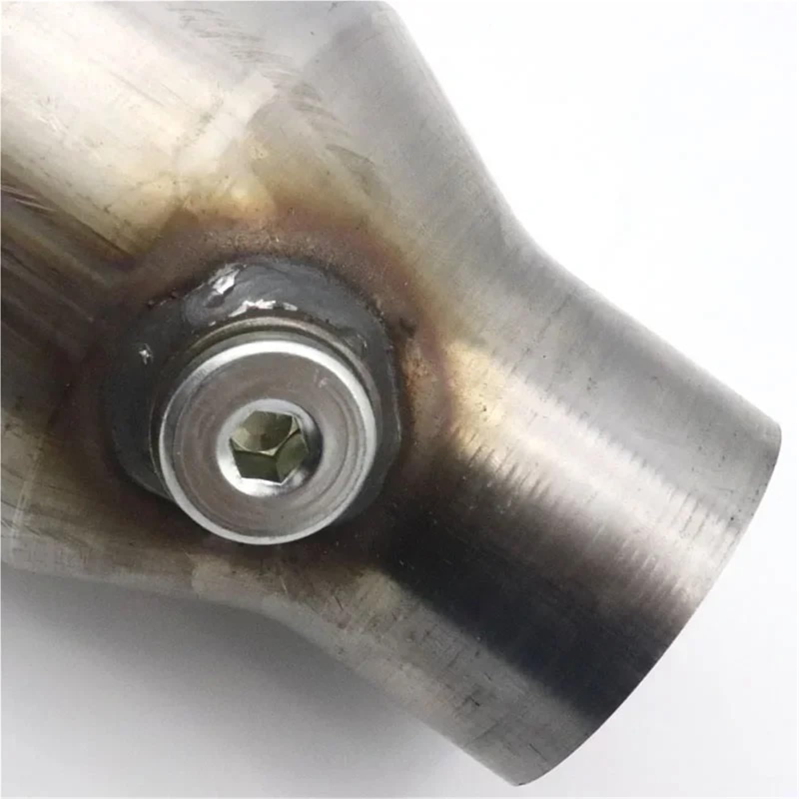 Catalizzatore Convertitore catalitico universale da 2'', 2,25'', 2,5'', 3" con sensore di ossigeno, catalizzatore per marmitta ad alto flusso da 400 celle Scarico Catalizzatore Catalitico(2.25 inch)