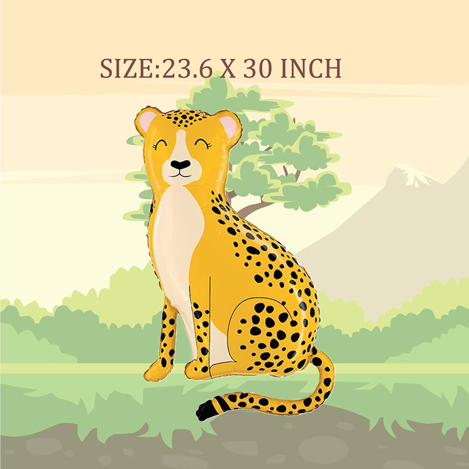 Jungle Décoration Ballons Anniversaire Décoration Baby Shower - Set De 5 Grands