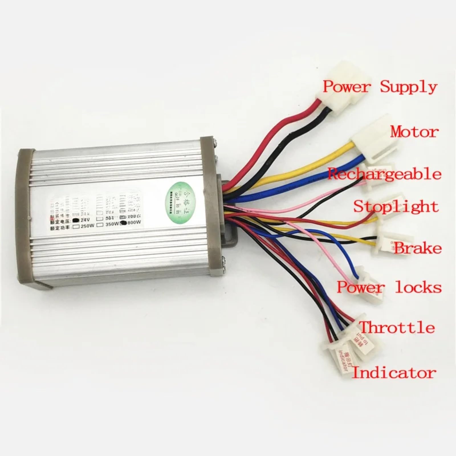 1PCS Controlador de motor con escobillas 12V 24V 36V 48V 250W 350W 500W
