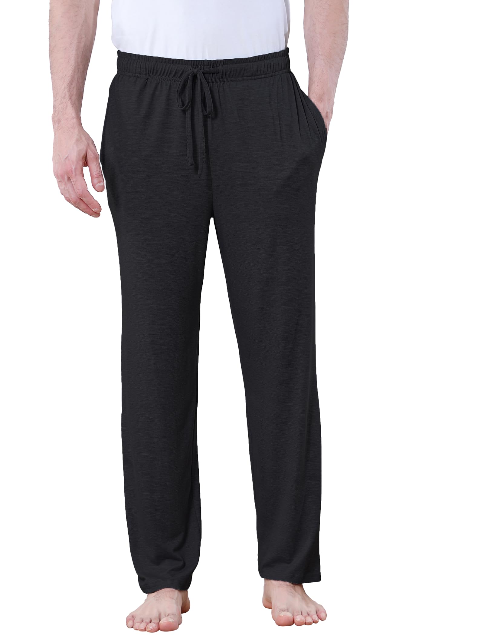 ditok Men's Lightweight Pajama Pants Soft Lounge Sleep Joggers Adjustable Drawstring & Pockets All-Season Sleepwear-picture-28
