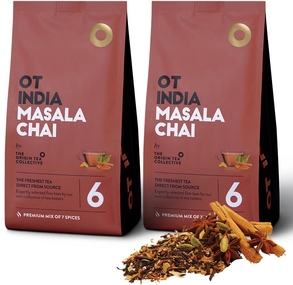 OT INDIA Masala Chai - Premium Mix of 7 Spices | 100% Natural Ingredients Tea | Rich Color and Smooth Taste | Handpicked and Pure | Aids in Digestion | Pack of 2 (250 gm) (B0CP9D3TSM) Amazon Price History, Amazon Price Tracker