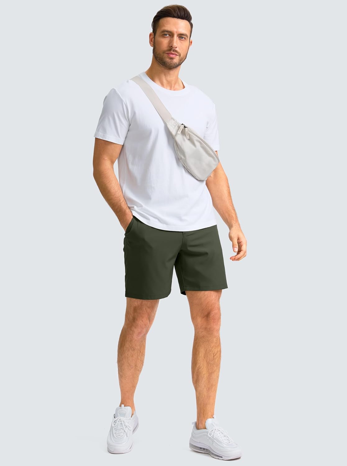 G Gradual Men's Casual Shorts 7" Lightweight Golf Shorts for Men Stretch with 3 Pockets Quick Dry Breathable Work Shorts - Image 6