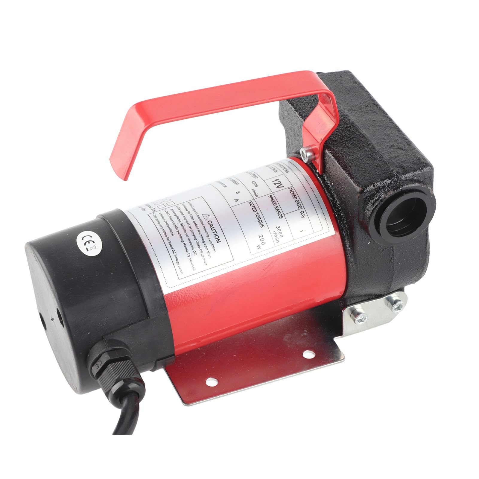 Bomba de extracción de aceite, bomba de gasóleo autoaspirante, eléctrica, 12 V/160 W, 40 l/min, portátil, para bombas de diésel y queroseno