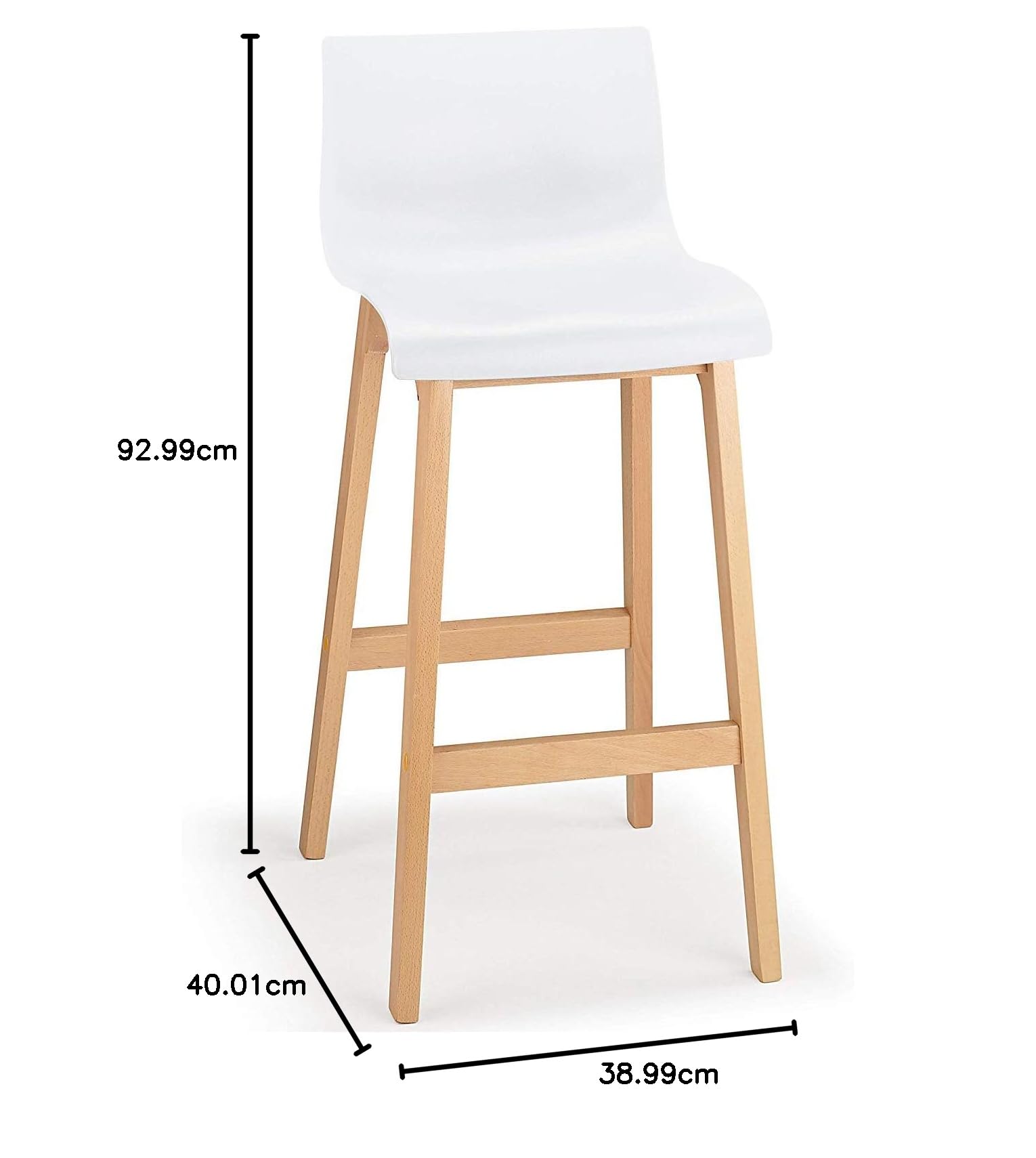 Sands Tabouret de Bar Blanc