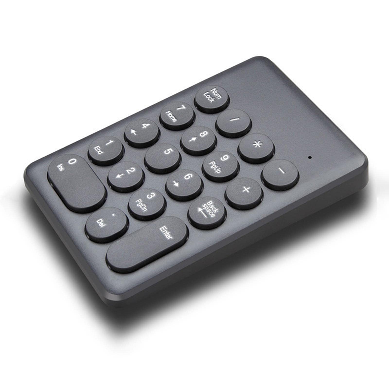CALANDIS Portable 18 Keys 2.4G Wireless Numeric Keypad Number Numpad for Pc Black