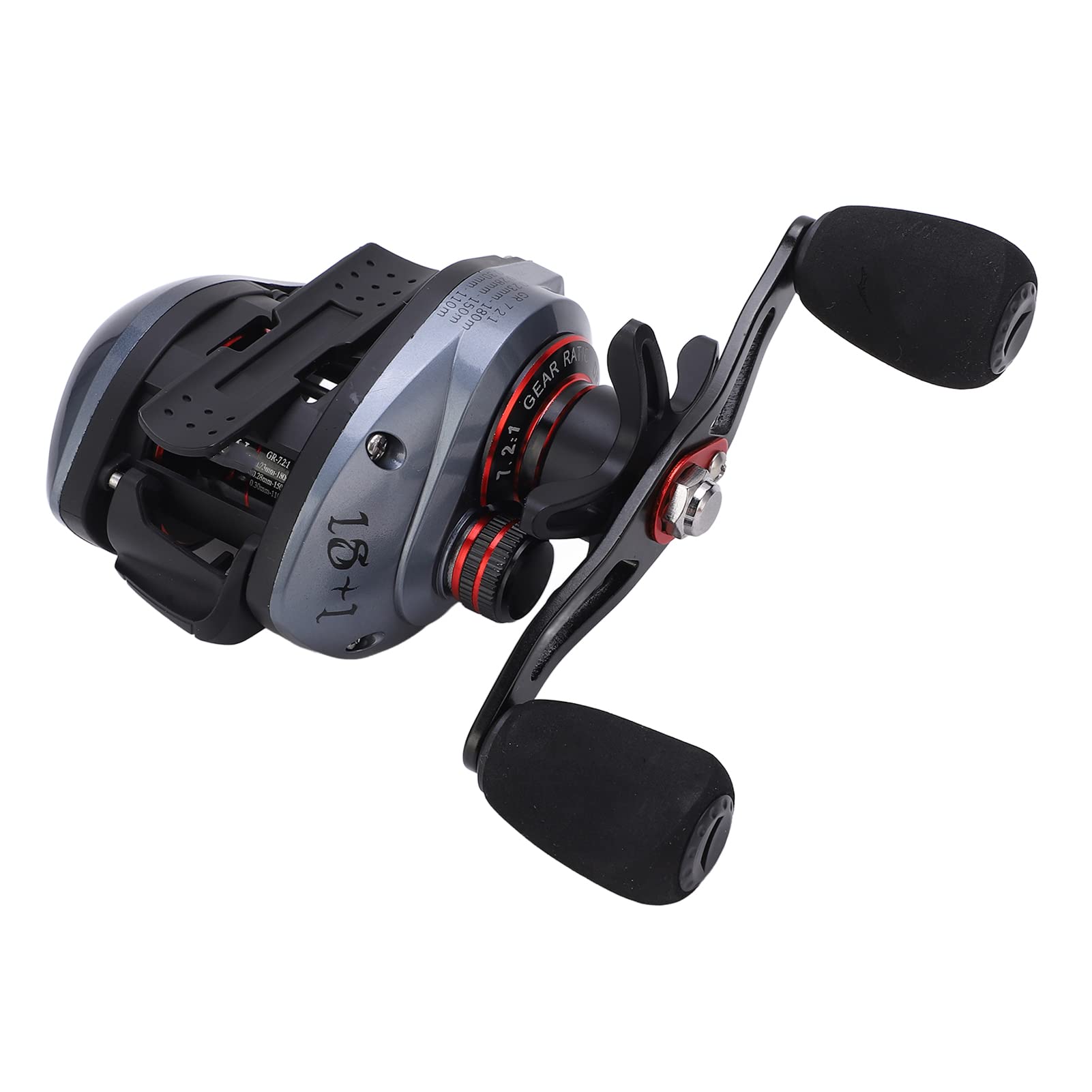 baitcasting reel efficiency minifinker 7.2: 1 reel, high speed micro cup spool, high efficiency, double braking system, baitcasting reel, labor saving for outdoor use (left hand) Sports & Outdoors Size:254cm 60-220g 2020 Abu Garcia Catalog Apprise_Sections__1 setting a new standard