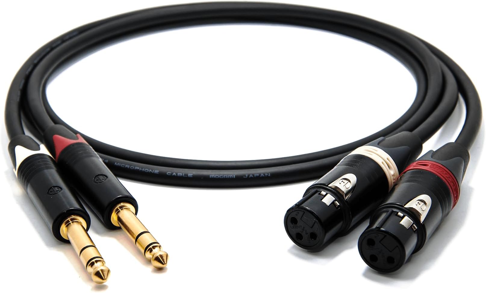 Stagg 3m Enoaudio Mogami 2534 Quad Câble Paire (L,R) Stéréo