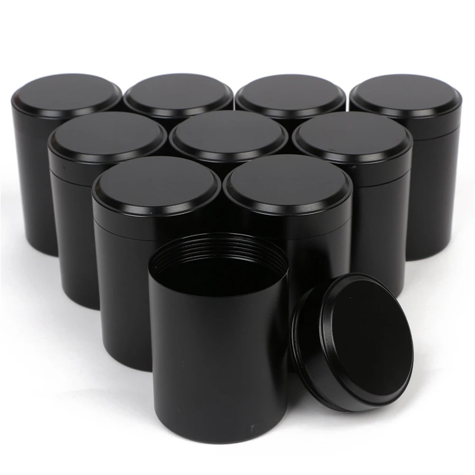 Barattoli per Candele 10 Pezzi Portatili Multiuso Rotondi Mini Sigillo in Metallo lattina for tè Candela barattoli di Caramelle aromaterapia(Color 5)