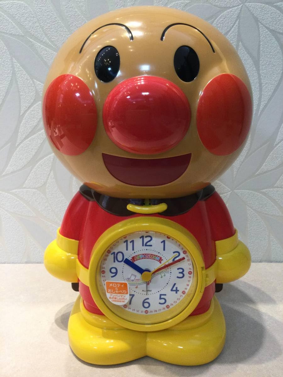 Amazon.co.jp: RHYTHM アンパンマン めざまし時計 4SE552-M06