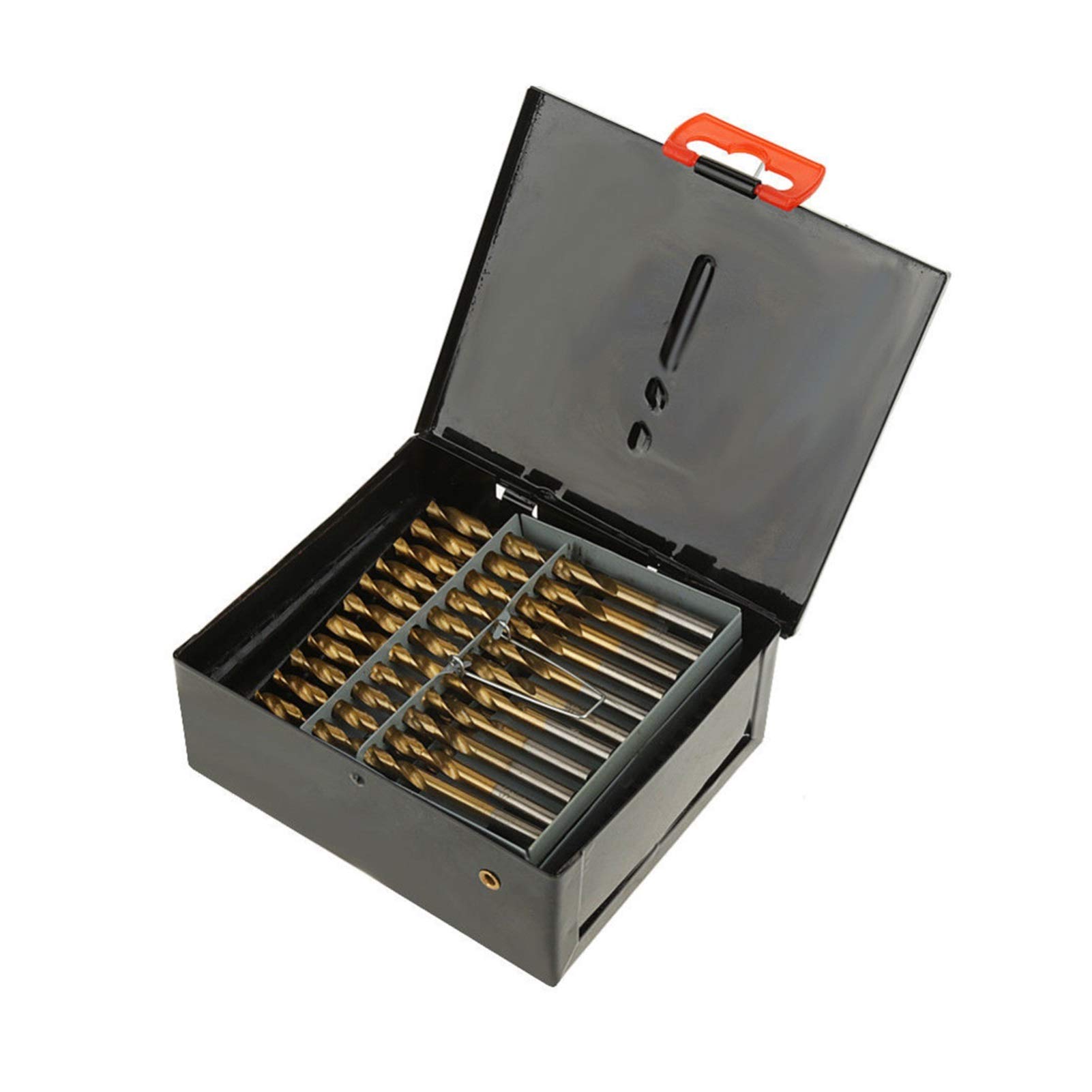 Brocas Juego de Brocas 60PCS Brocas helicoidales de Cobalto HSS para Metal Duro Acero Inoxidable Madera con Caja