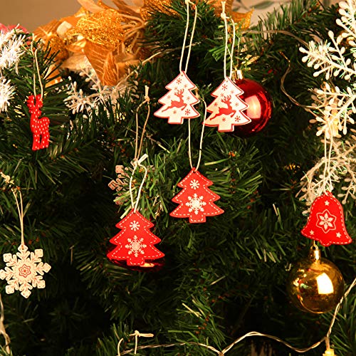 Juehu 24 Pezzi Natale Ornamenti Pendenti