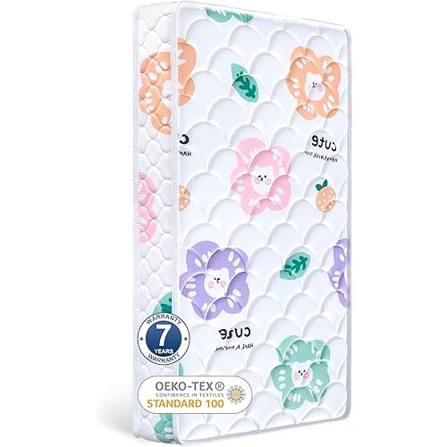 Crib and Toddler Mattress - 52" x 27.6" x 5" - Breathable - Firm - Dual Sided Standard Size Baby Mattress for Crib - Premium Foam Baby Crib Mattress - Toddler Mattress for Toddler Bed…