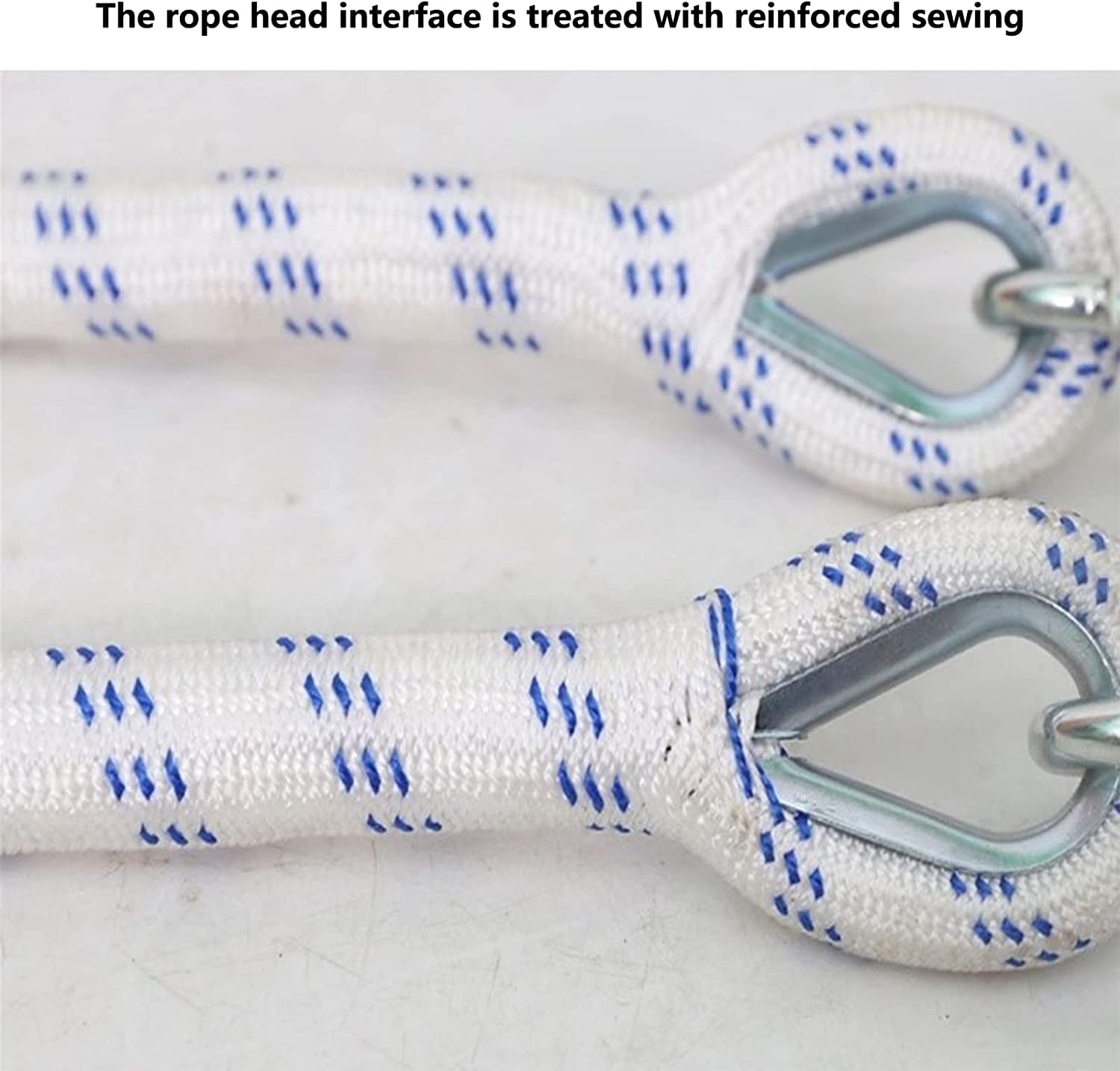 Scala Di Corda Di Salvataggio 10m Ignifuga - Con Moschettone Per Emergenze - Foto 8