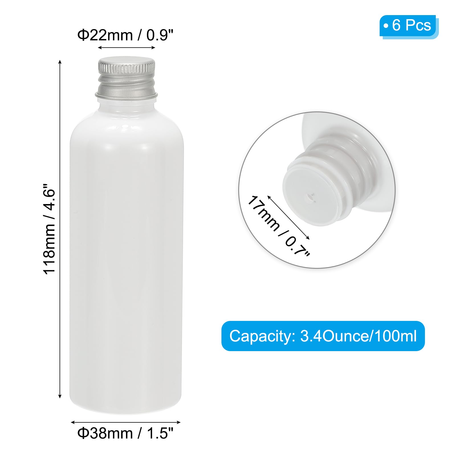 PATIKIL Travel Bottles with Screw Cap - Image 2