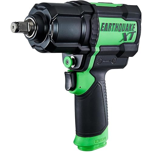 12 In. Composite Xtreme Torque Air Impact Wrench, Green EARTHQUAKE XT Professional Grade