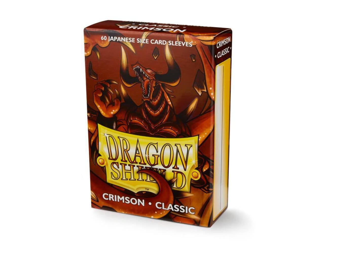 Dragon Shield AT-10621 Classic Japanese Size Sleeves 60pk-Crimson, Multicoloured