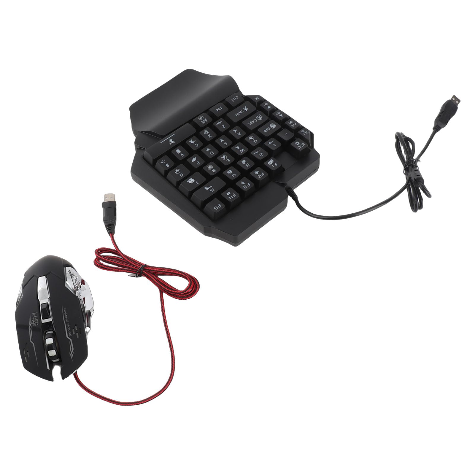 Półklawiatura do Gier z myszą, Zestaw, USB Przewodowy,