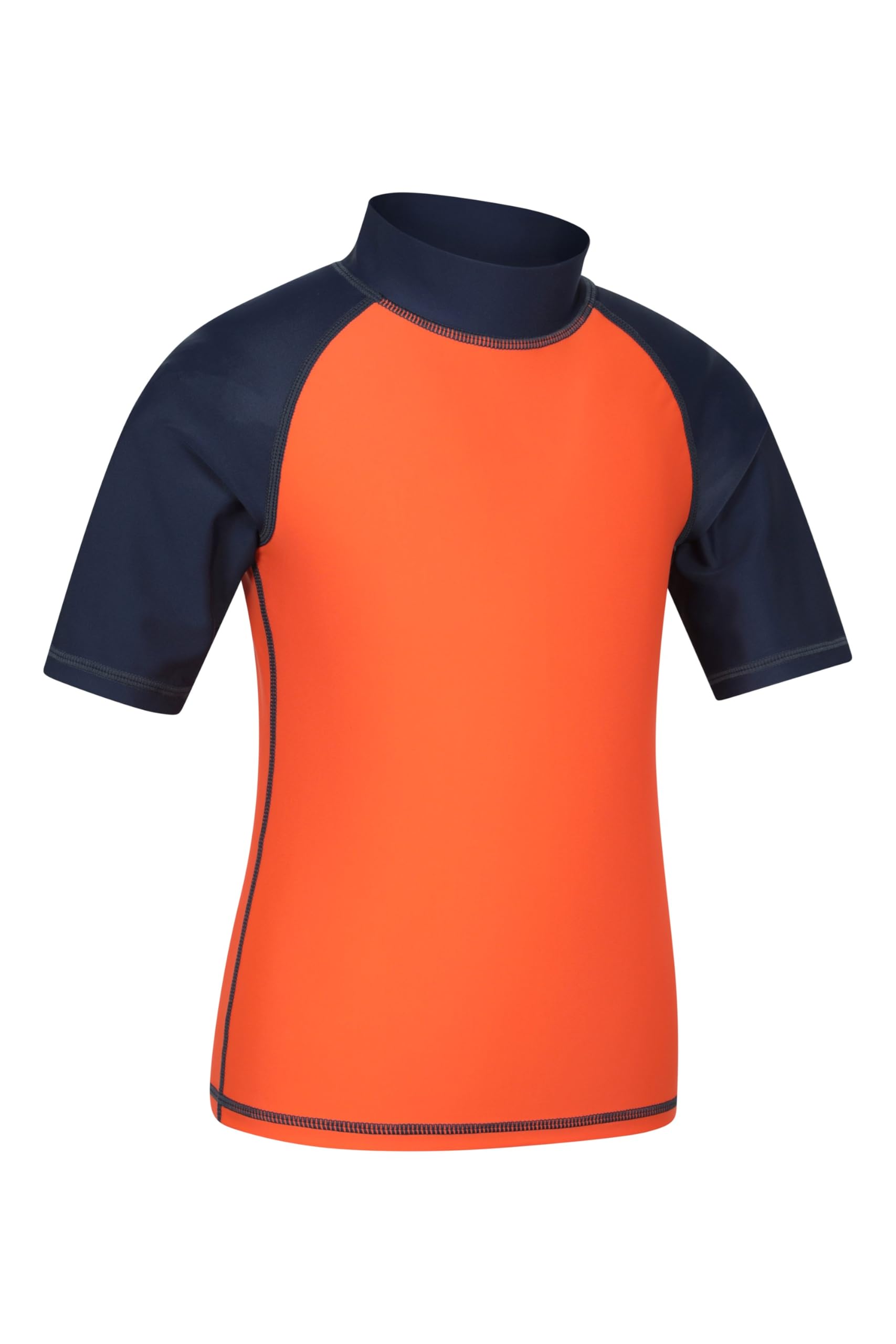 Mountain Warehouse Short Sleeves Kids Rash Vest - UPF50+ Sun Protection Rash Guard, Fast Dry, Flat Seams Childrens Top - for Spring Summer, Swimming — view 2