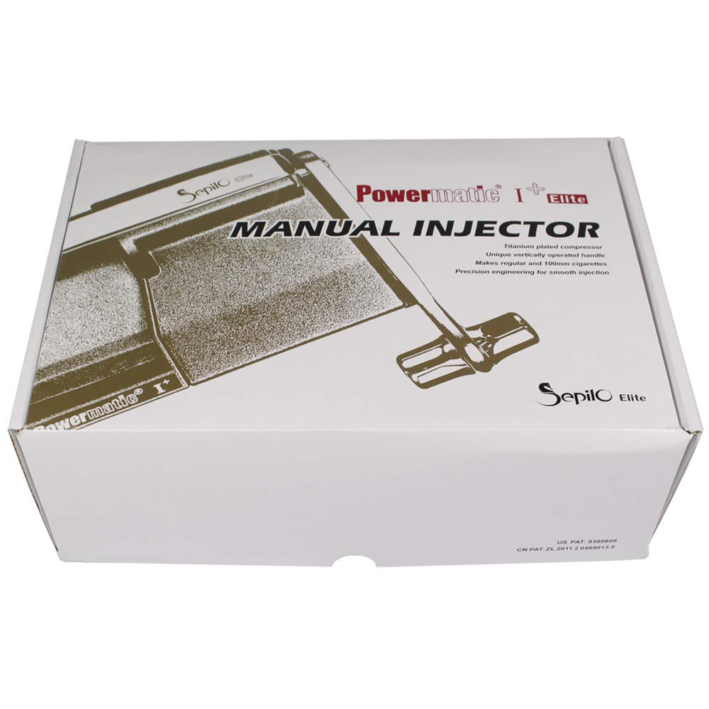 Powermatic 1 Plus Elite - Portasigarette con 1 astuccio per sigarette Sepilo®, con custodia nera