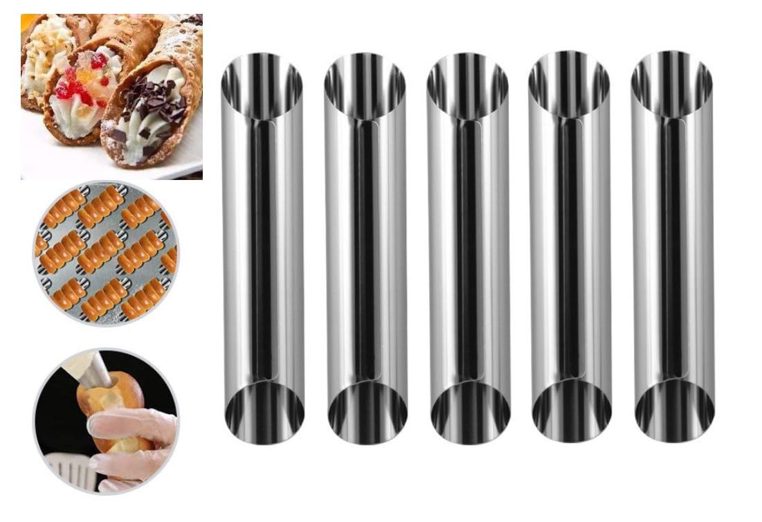 製菓・製パン用型と器具セット Amazon | 5本パン・パイ器具セット コルネ型 丸筒型 角型