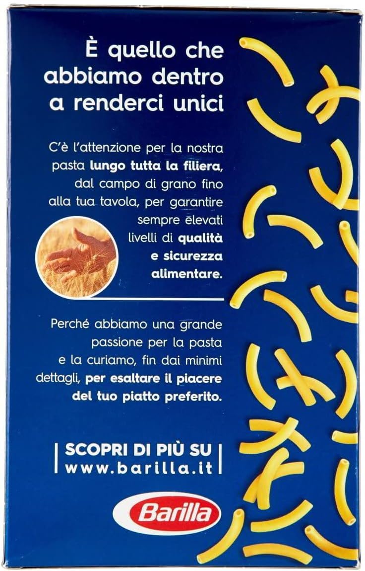 Italian Gourmet Gramigna N.52 pâtes italiennes de blé dur 20 x 500g