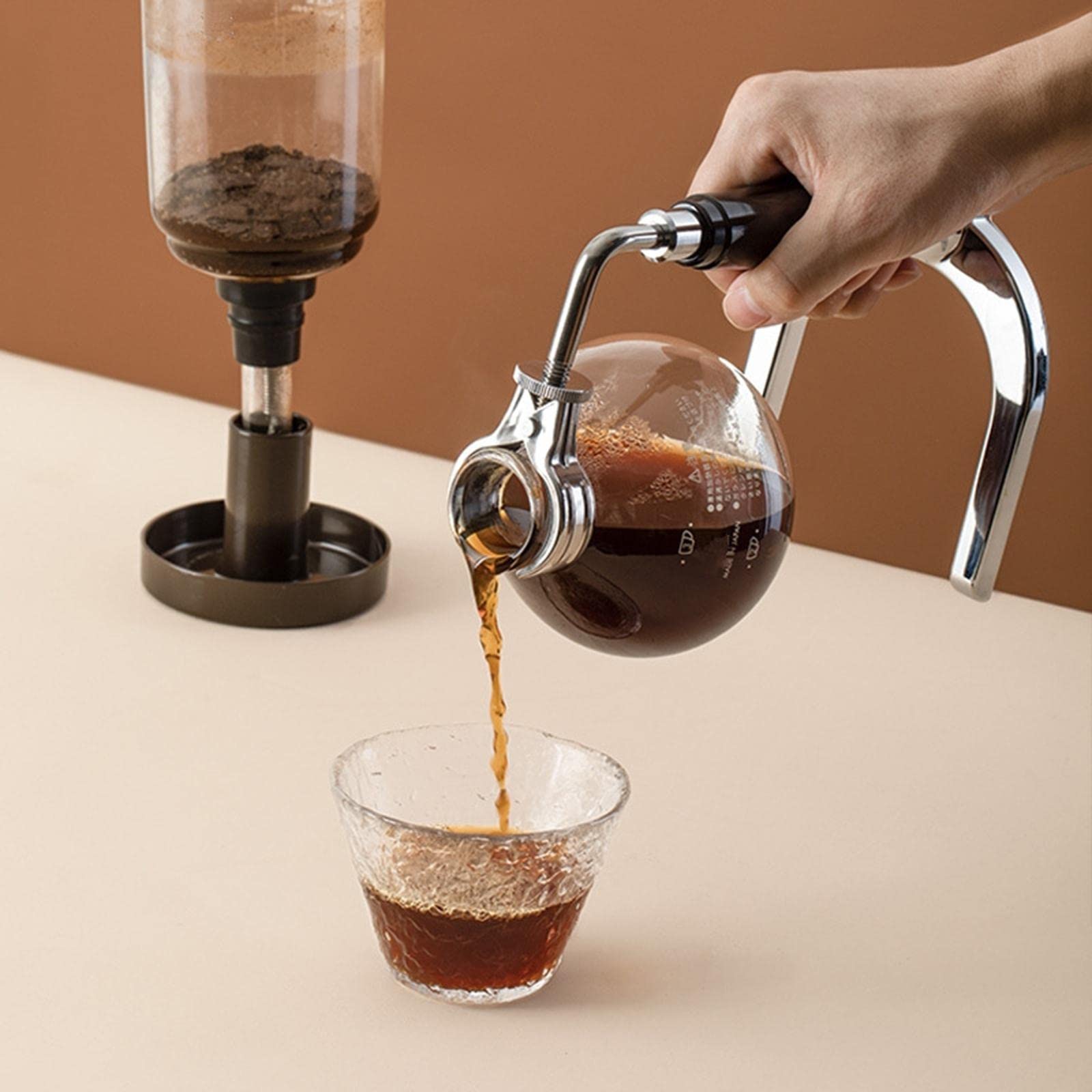 MagiDeal Siphon Cafetière Machines à sous vide pour Bar Home Kitchen Gift, 160x110x360mm