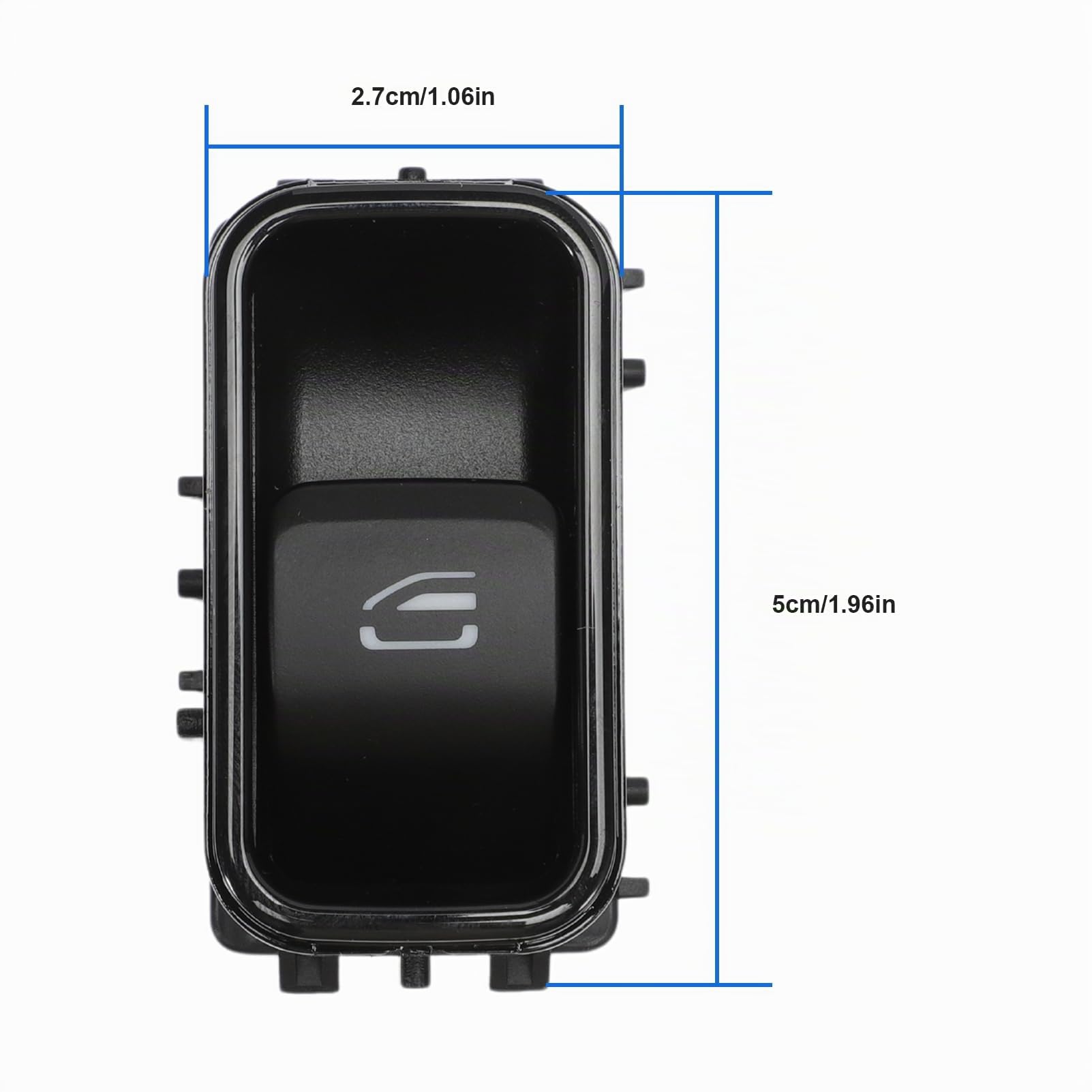 Bouton de lève-vitre A90790505049051, A9079050504 pour Sprinter W907 W910, Noir, Bouton Poussoir (SPST), Manuel, Montage en Surface