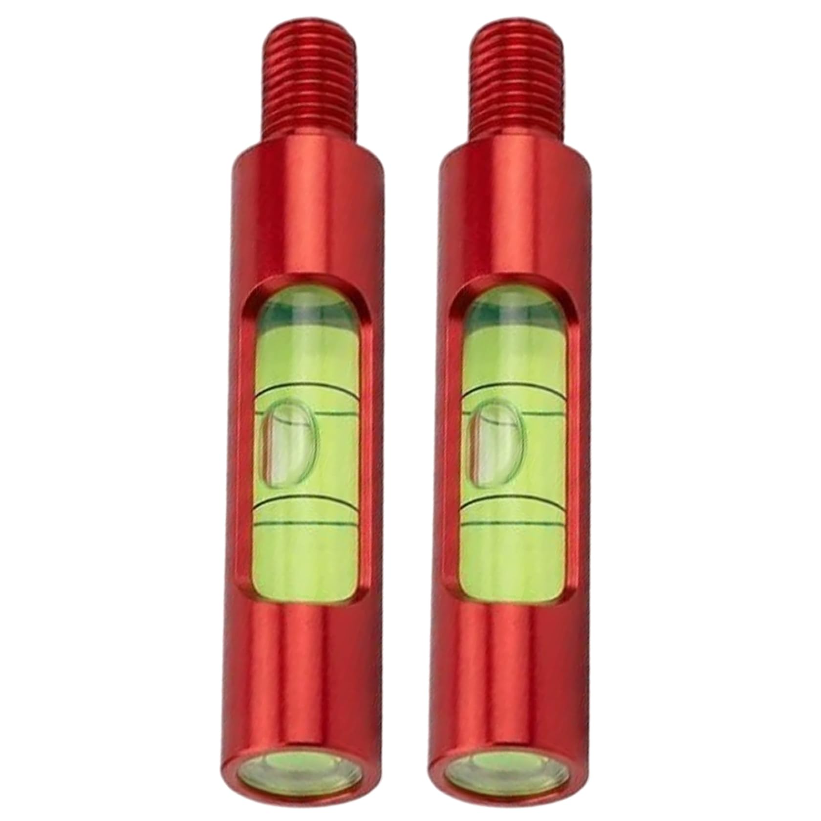 Ameble Bow Leveling Kit 2PCS Lightweight Screw In Archery Level Tool for Compound Bow Setup Stabilizer Alignment Precision Tuning Hunting Gear Archery Accessories