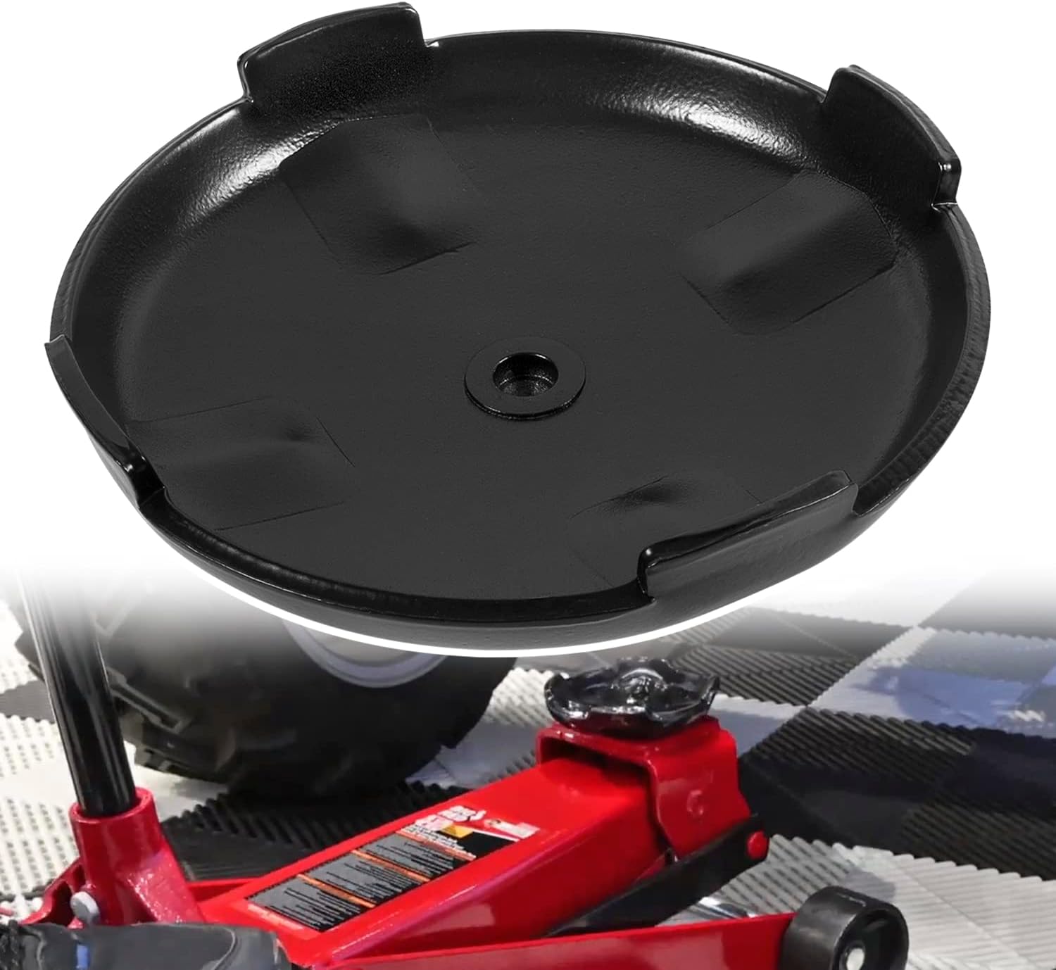 Deecaray 6.75" Floor Jack Saddle, 13/16" Stem Diameter, Up