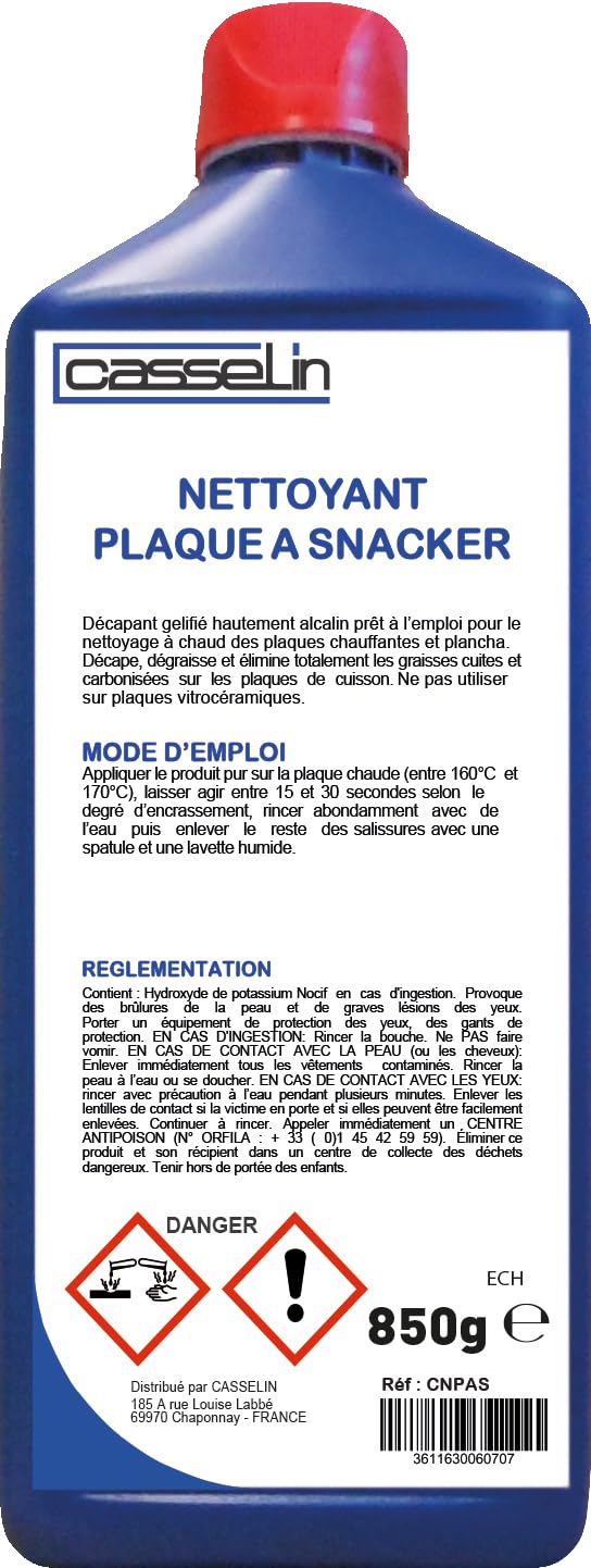 Lot de 6 - Nettoyant plaque à snacker 850 mL-CL6NPAS850ML