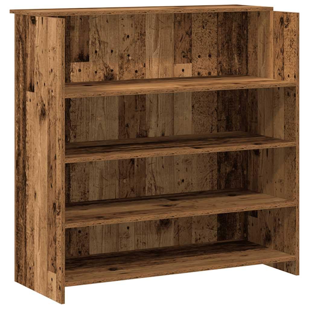 vidaXL Mostrador de recepción Madera Vieja 200x50x103,5 cm
