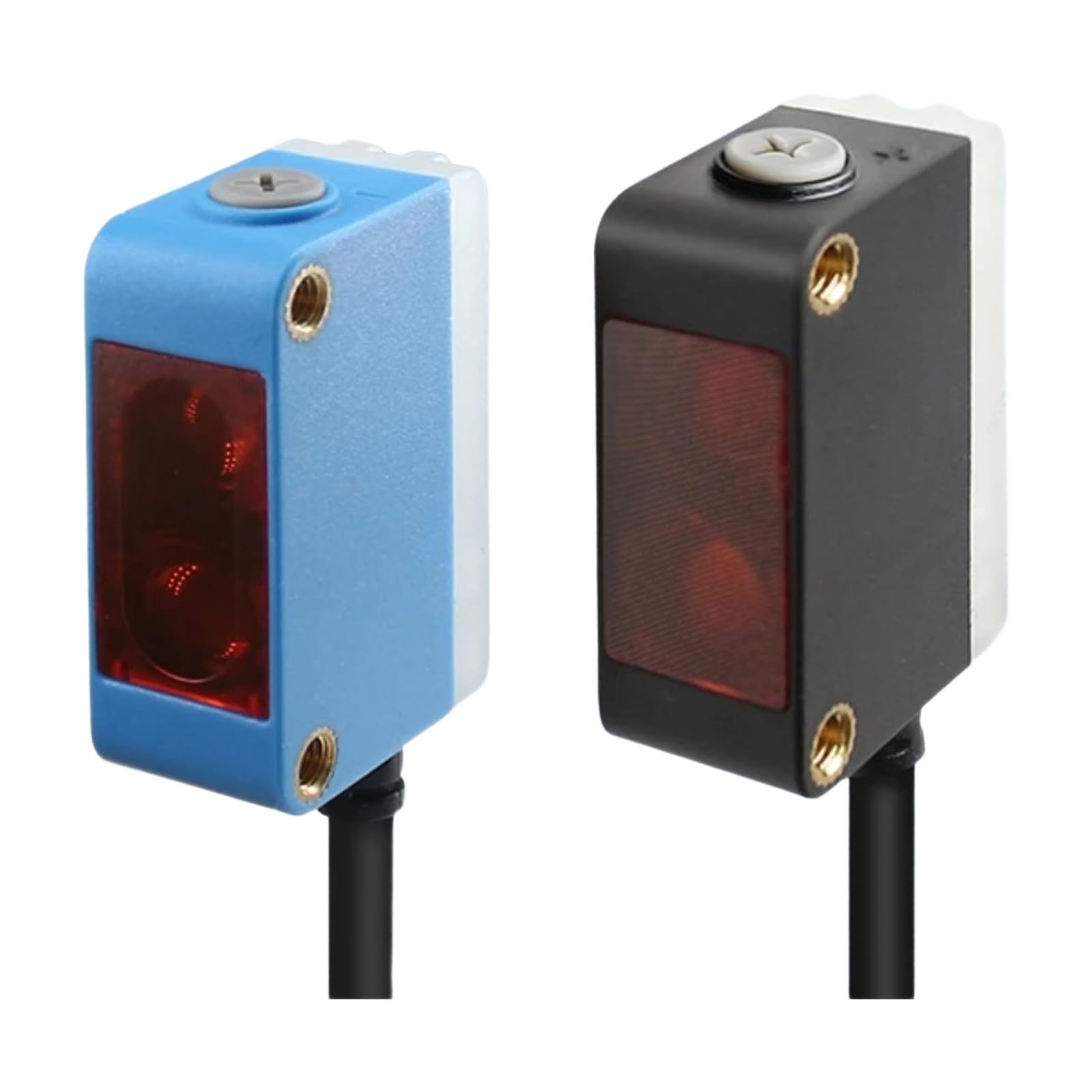 1PCS Sensor fotoelectrico Supresion de fondo Difuso 30cm-2MNO NC NPN(RS-HG10T-10M NPN NO and NC)