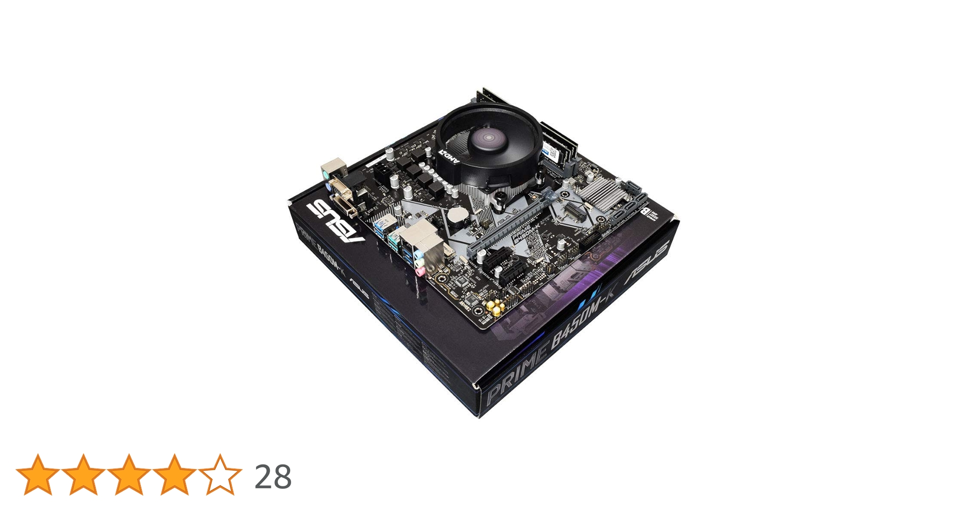 ADMI CPU Motherboard Bundle: AMD Ryzen 5 3600 6 cores, 4.2