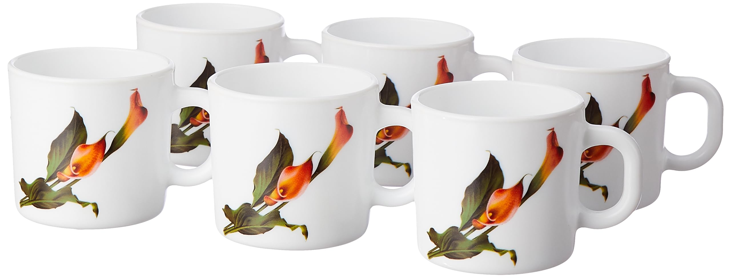 Larah by BOROSIL Stargazer Opalware Mug, Set of 6 Tea/Coffee Mugs, 180 ml Each, Microwave & Dishwasher Safe, Bone-Ash Free, Crockery Set Ideal for Daily Use & Gifting, White (B0C8FMT4D3) Amazon Price History, Amazon Price Tracker
