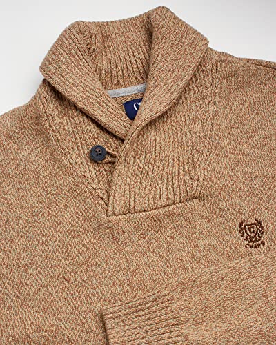 Chaps Men's Sweater – Midweight Cotton Pullover Sweater with Twist Shawl Collar (S-XXL)4