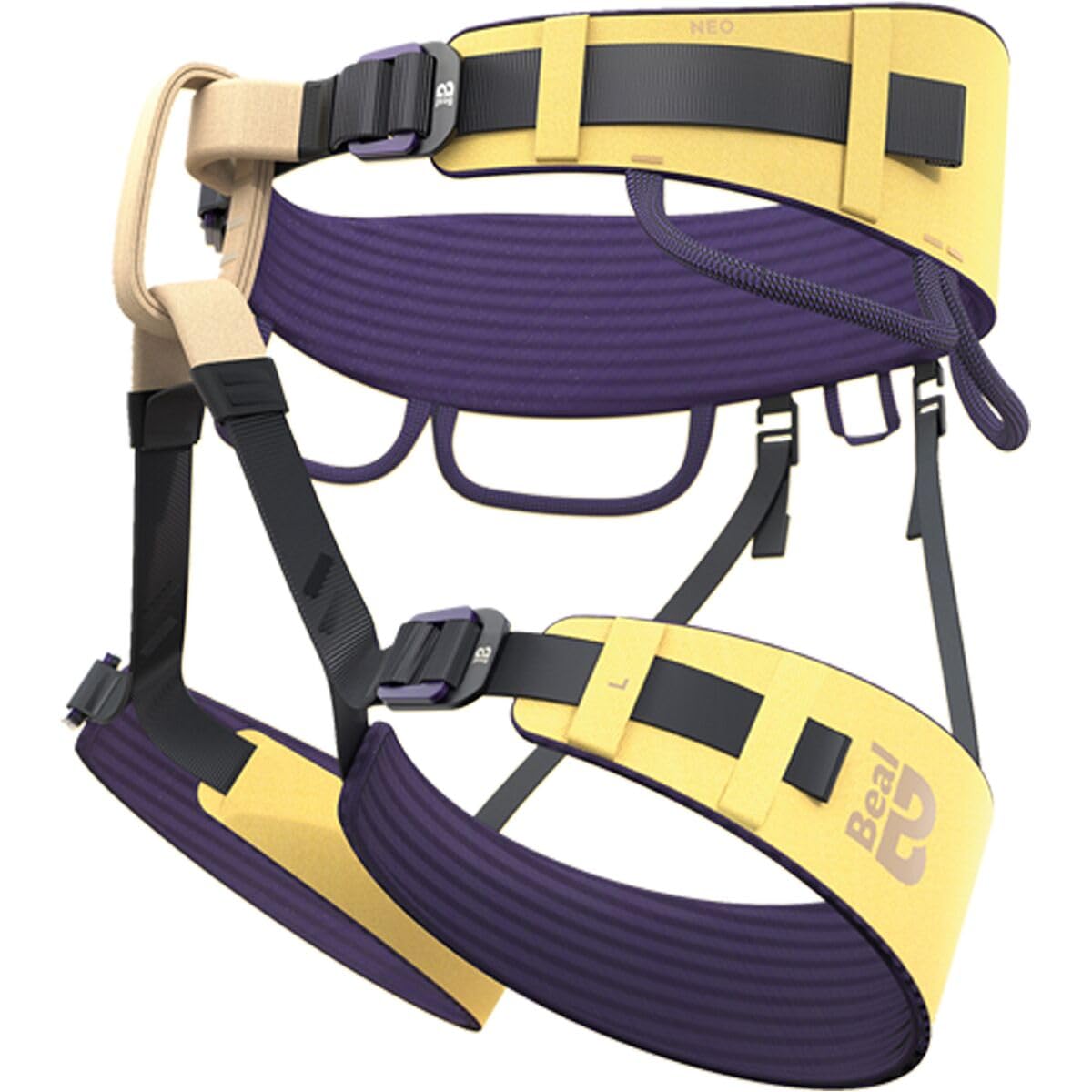 Beal Arnés de escalada unisex Neo amarillo, 65-90 cm