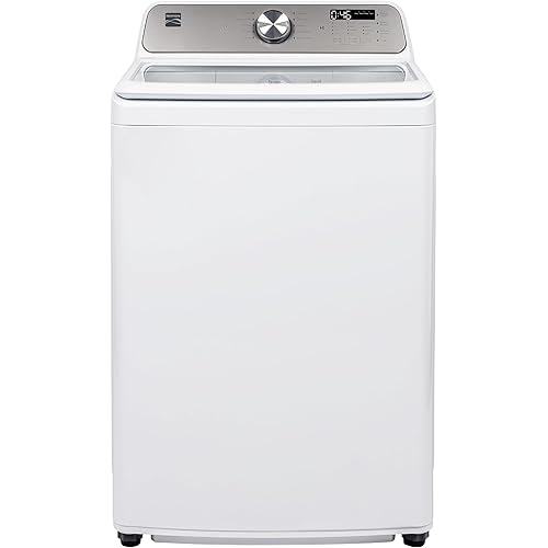 Kenmore 4.1 cu. ft. Top Load Washer with Triple Action Agitator for Tough Dirt & Stains - Reduce Laundry Time with Accela and Express Wash - LED - White
