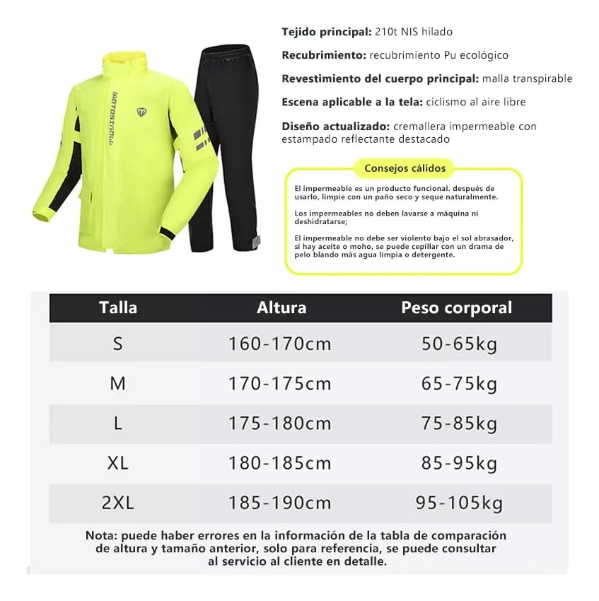 Impermeable con reflejante 2 Imagen adicional