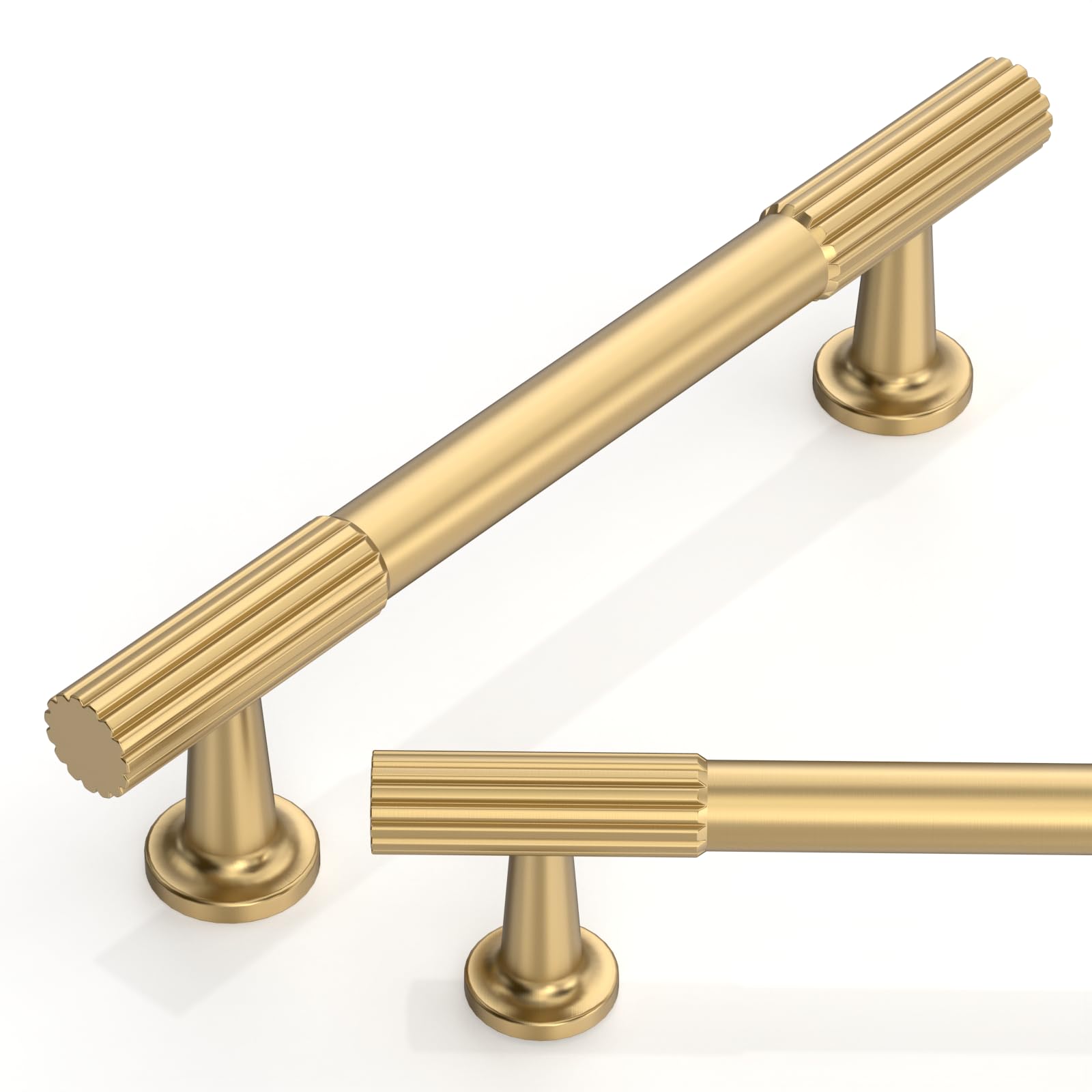 10 Pack Brushed Gold Cabinet Pulls 5 Inch(128mm) Kitchen Cabinet Handles Cabinet Hardware for Drawer Pulls — Amazon image 14