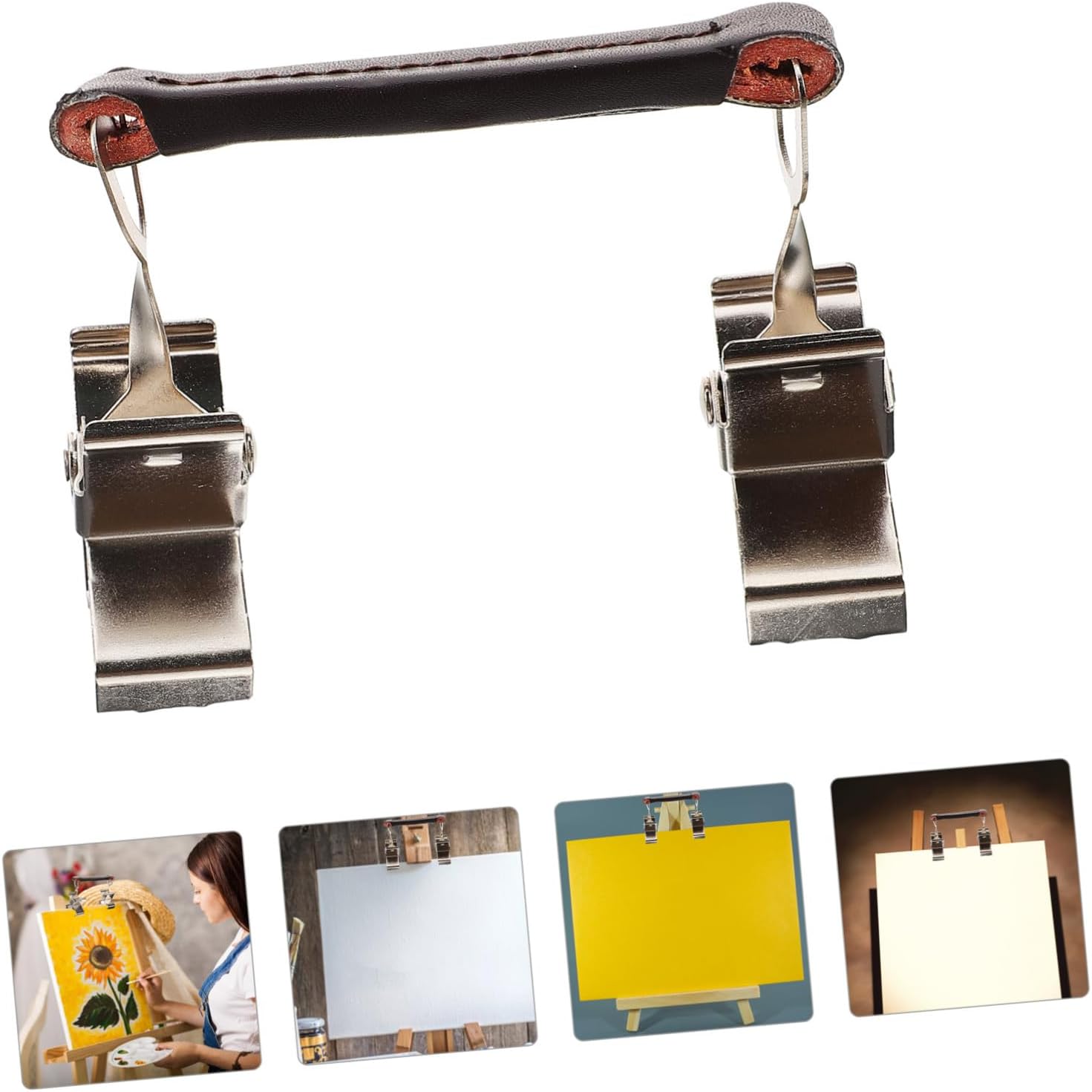 COOLHIYA Metal Wet Canvas Carrier Clip for Oil Painting Frames Metal Holder Featuring Reliable Clamp for Wet Paintings and Canvases Artist Tool for Carrying and Drying Artwork