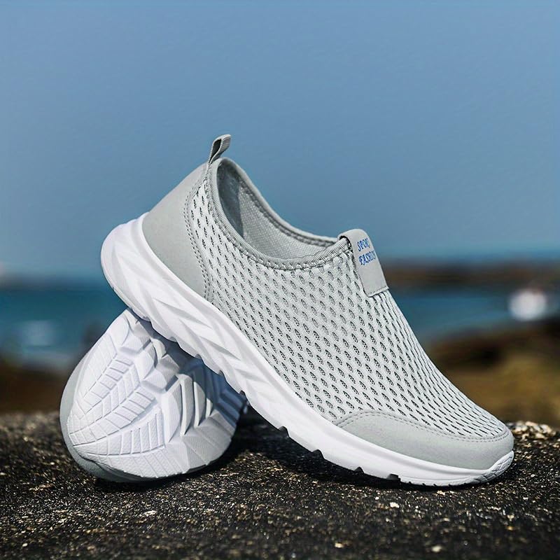 Lightweight Breathable Slip-On Sneakers for Men - Perfect for Walking, Driving, and Outdoor Activities2
