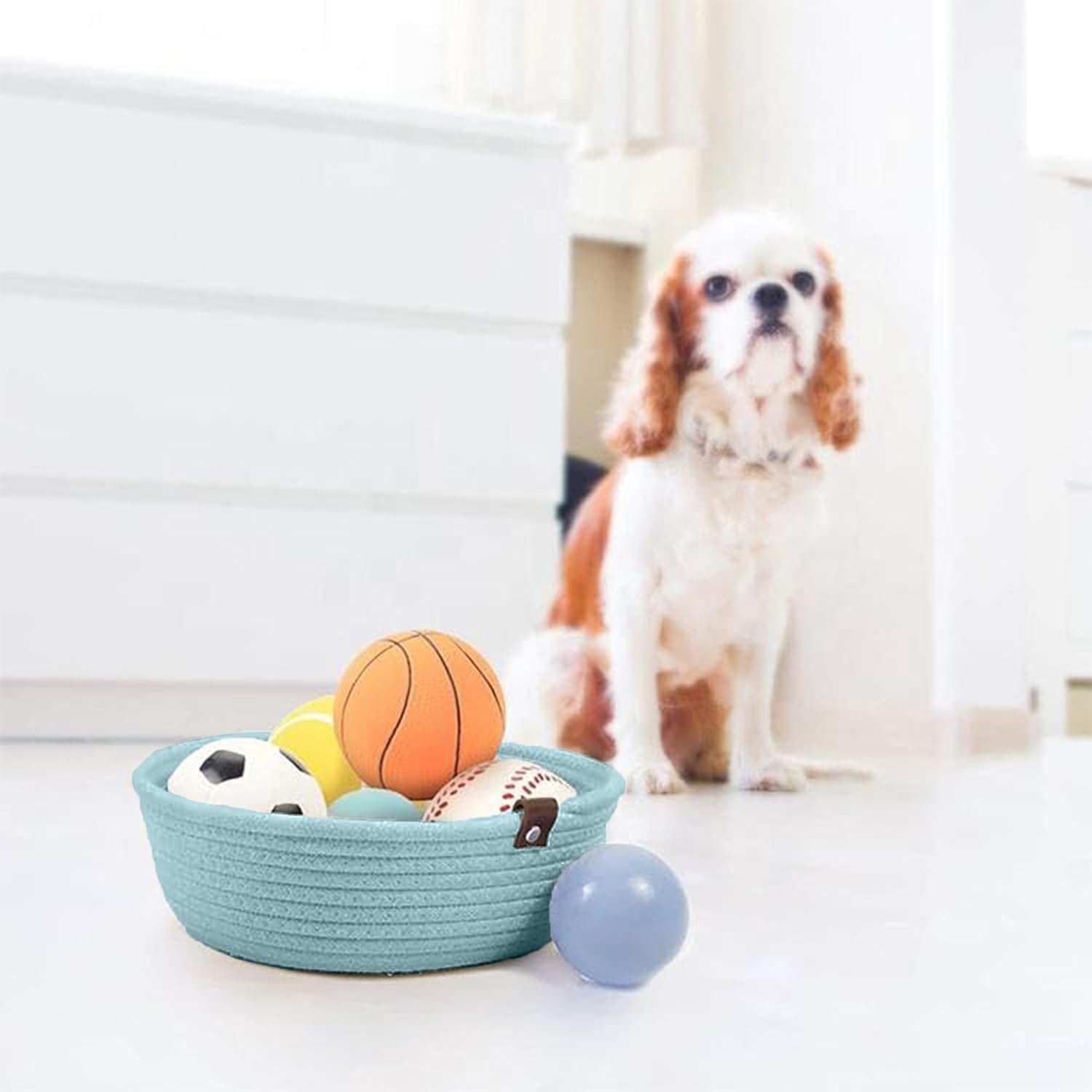 TRENDOZE 100% Natural Jute small box mini rope paper storage Round hamper baby nursery tray bucket for Living Kitchen, Office, Drawing Room,fruits, kitchen, office, (BEIGE BOWL SET OF 3) 2