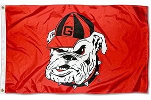 College Flags & Banners Co. Georgia UGA Bulldogs Dawg 3x5 Outdoor Premium Flag