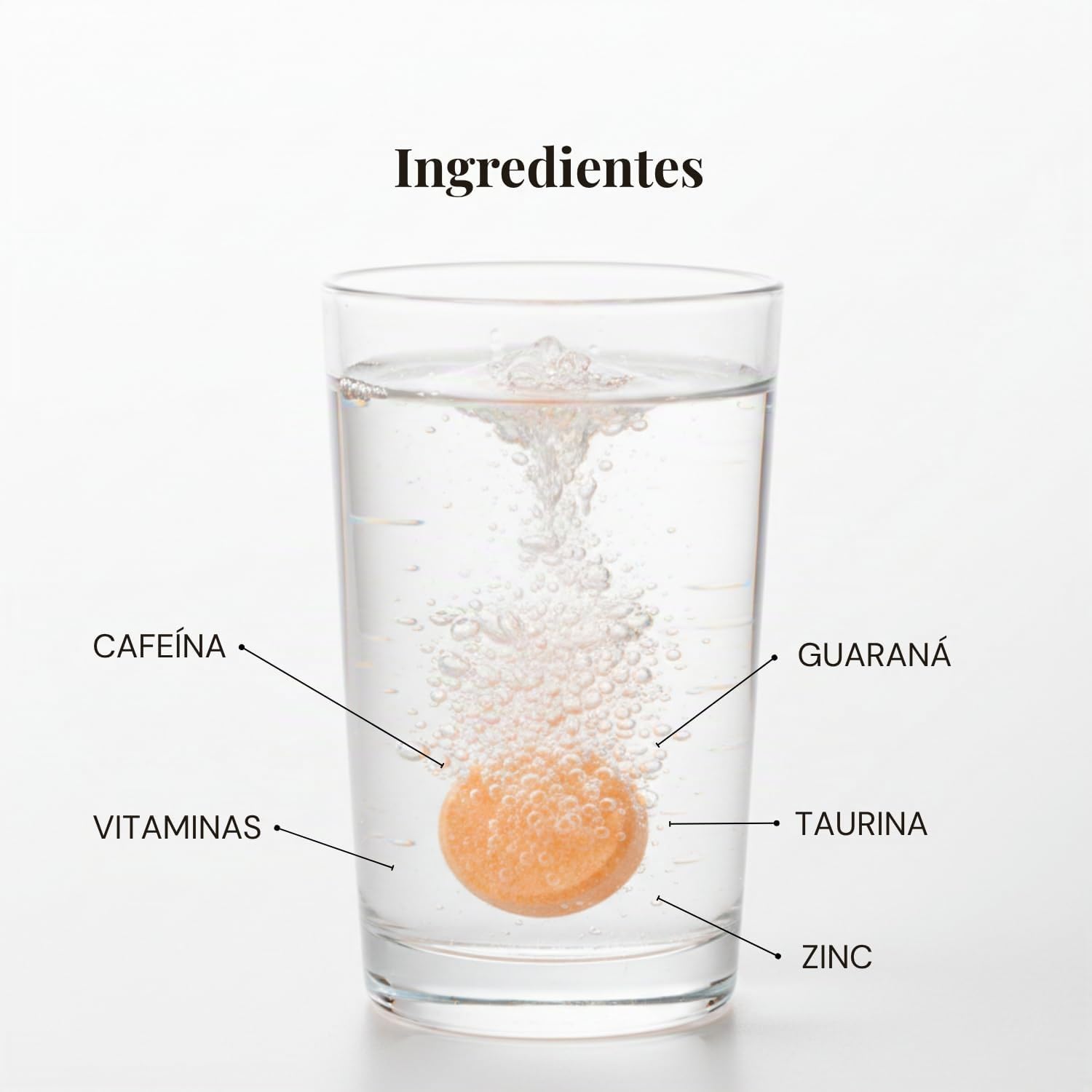 DeMemory Studio Exámenes 30 Comprimidos Efervescentes – Pack de 2 Unidades - Energía, Concentración y Agilidad Mental- con Guaraná, Cafeína, Taurina, Vitaminas y Zinc