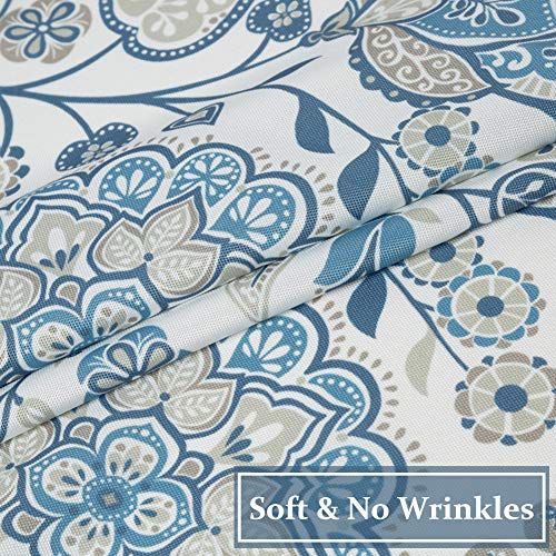 oremila Kitchen Curtain Valance Multi-Color Floral Window Valance for Kitchen and Bathroom, Rod Pocket, 54