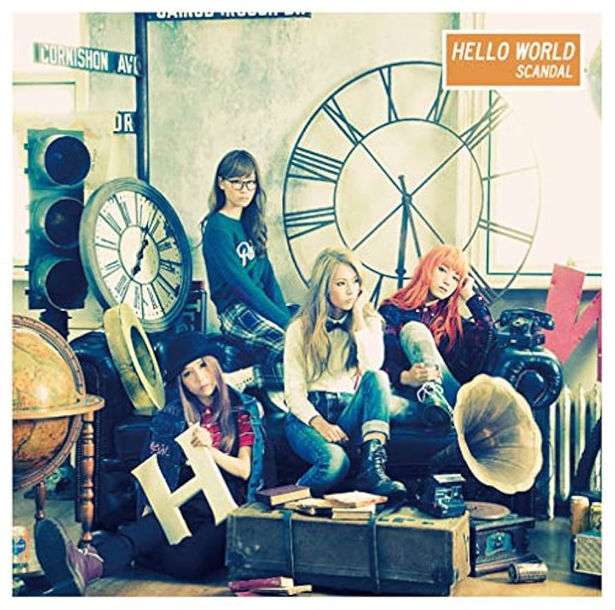 SCANDAL HELLO WORLD【完全生産限定盤】 オリジナル Tシャツ付 12/3（水）リリースの6th Album「HELLO WORLD」完全生産限定盤の
