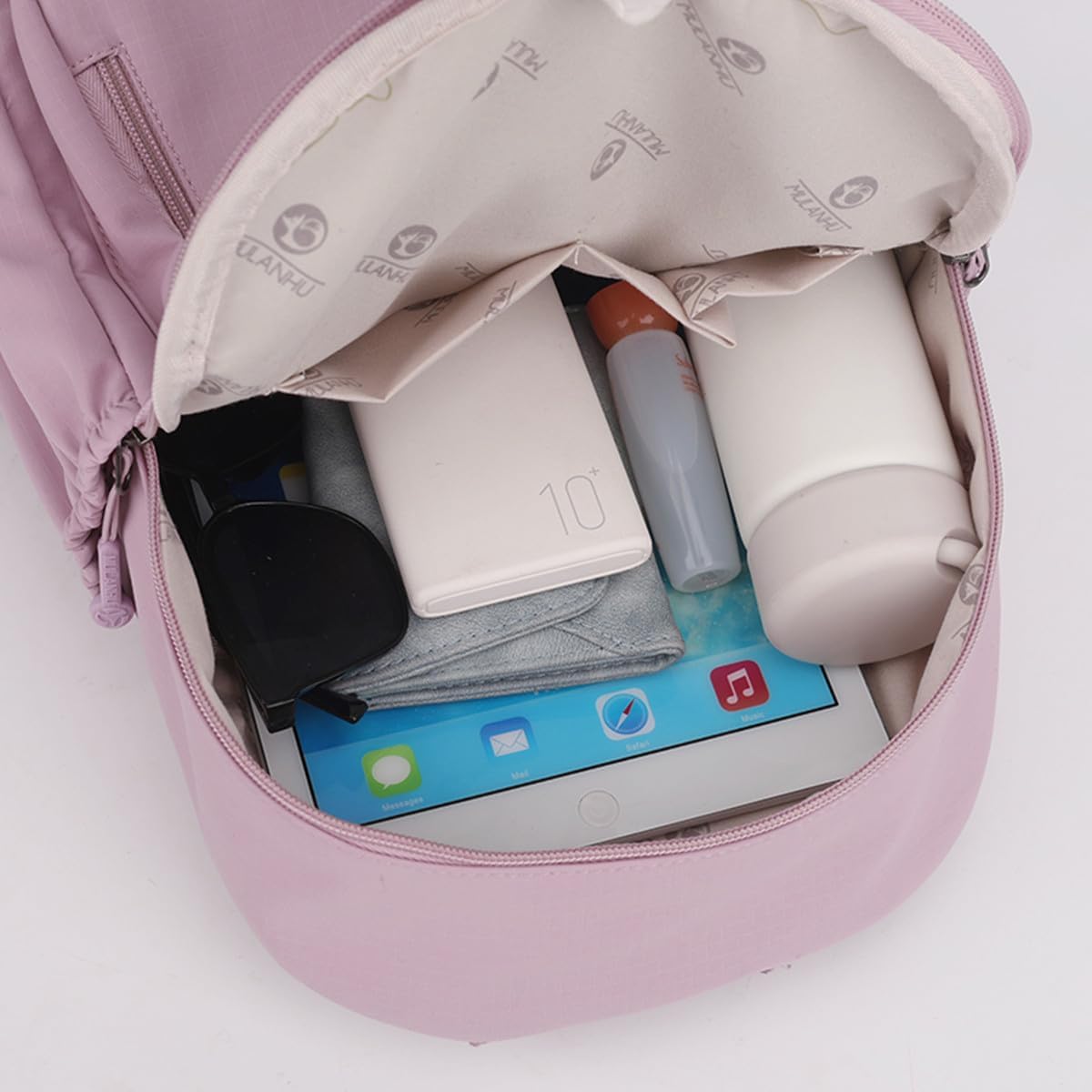 Mini Nylon Women Backpacks,11L Small Ladies backpacks Casual Lightweight Women Shopping Travel Daypack (Z3-Caramel) - Image 4