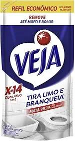 Tira Limo veja Banheiro X14 400ml Refil Econômico